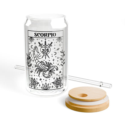 Scorpio Sternzeichen Glas