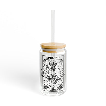 Scorpio Sternzeichen Glas