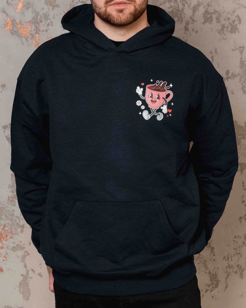 Hoodie mit Kaffeetasse