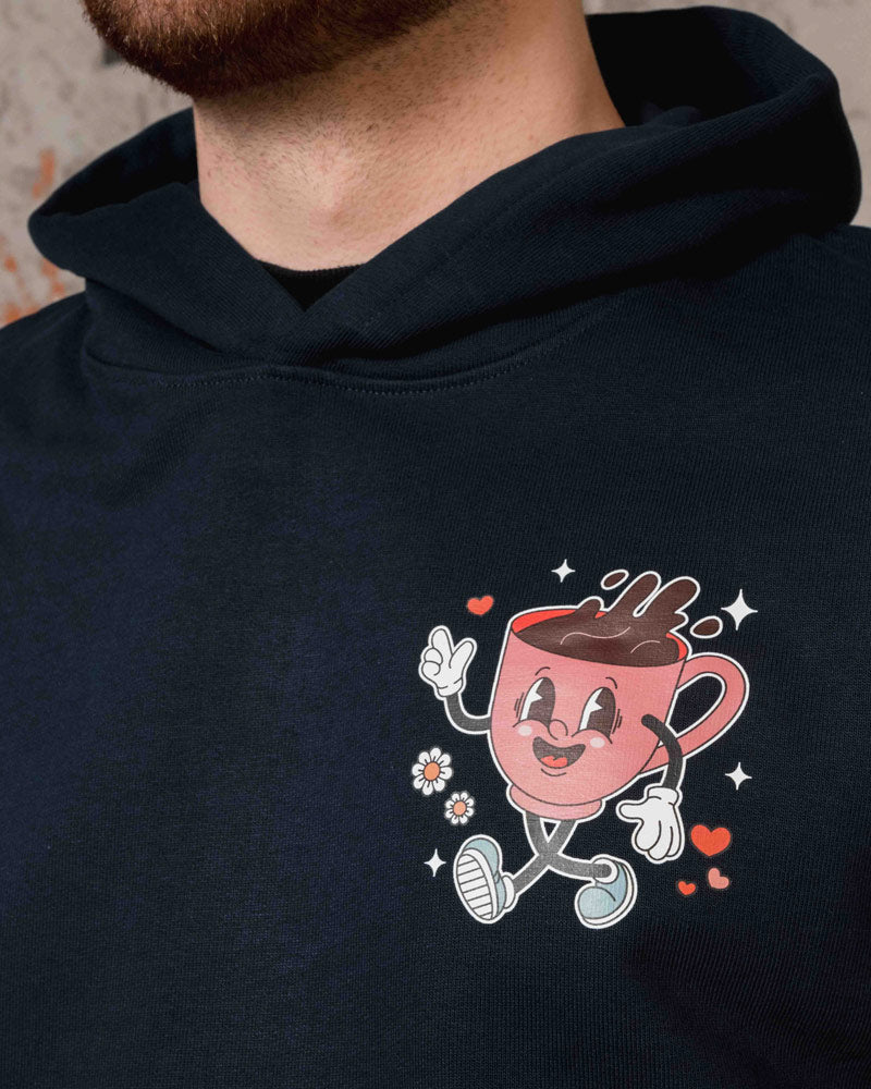 Hoodie mit Kaffeetasse