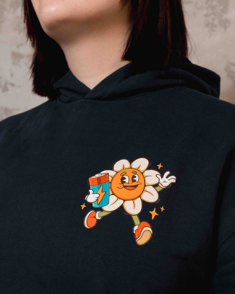 Hoodie Blume mit Batterie