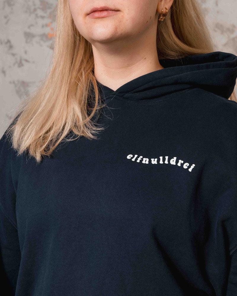 Hoodie elfnulldrei Aufdruck