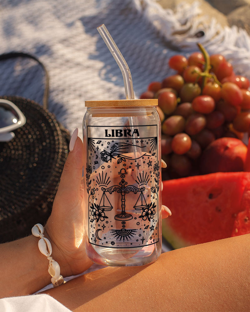 Libra Trinkglas
